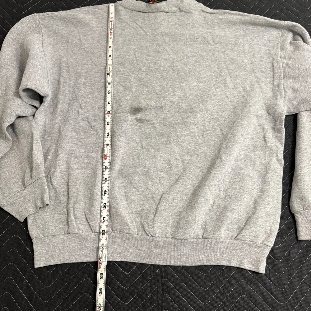 Vintage TSI Y2K Who Needs Hair With A Body Like This Sweatshirt Mens Large‎ Gray